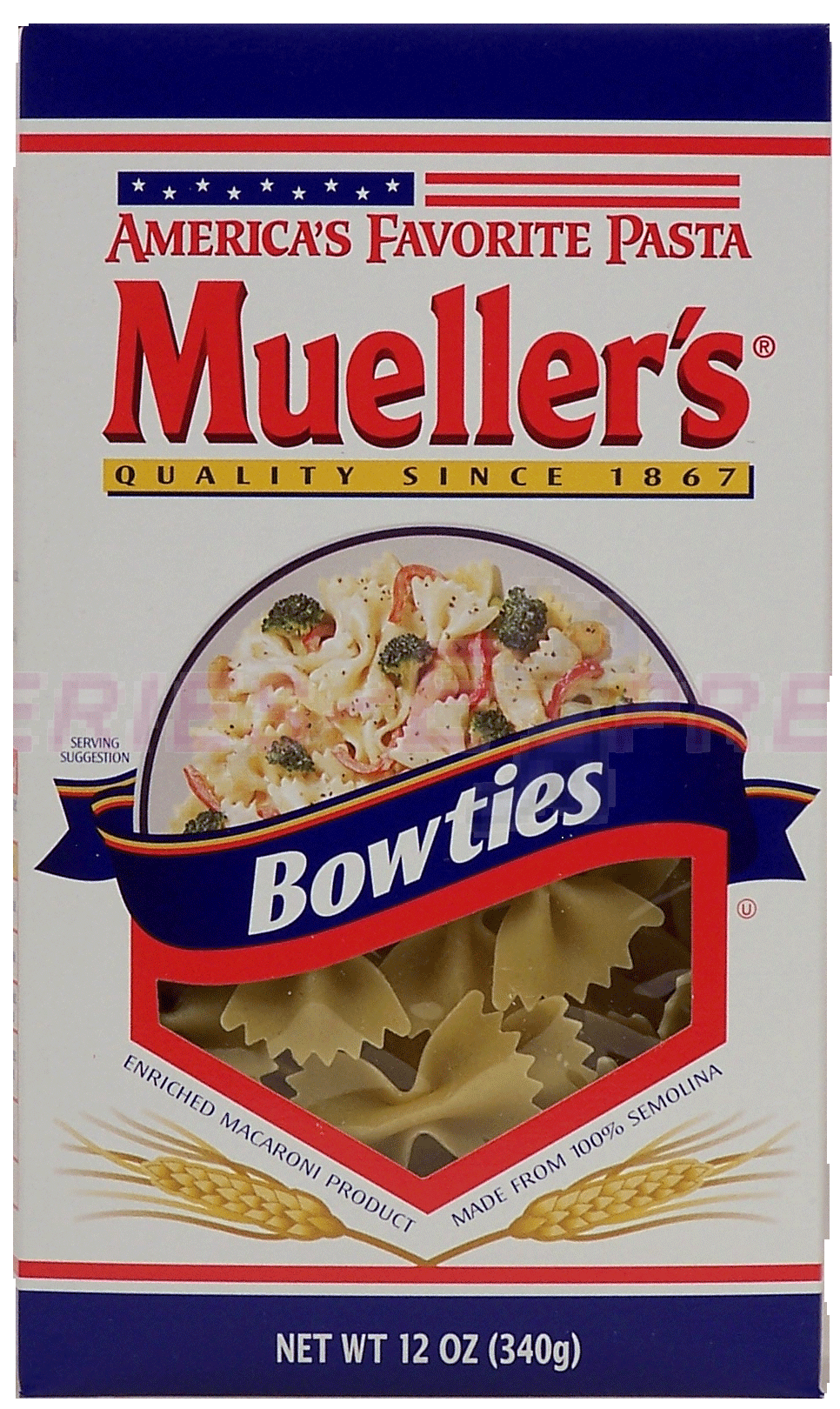 Mueller's Macaroni bowties america's favorite pasta Full-Size Picture